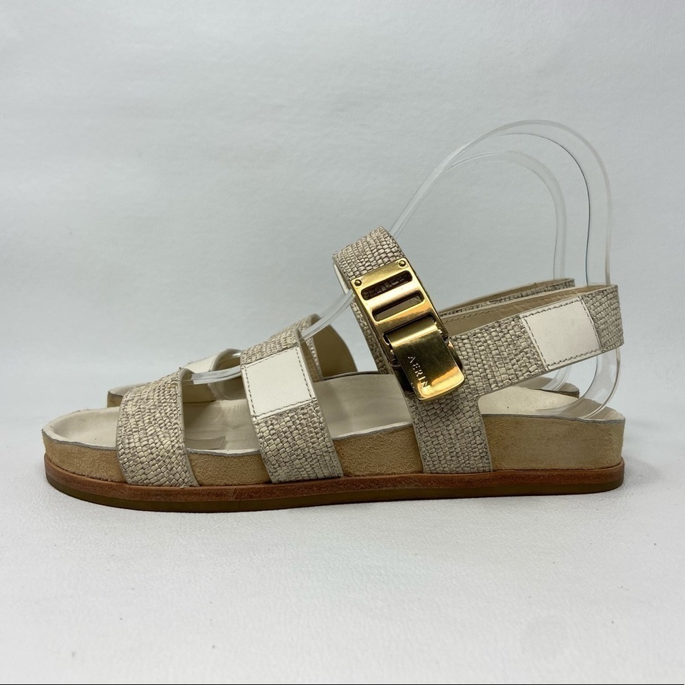 Aerin Addie-Ring Ivory Colored Sandals, Women’s Size 6M.